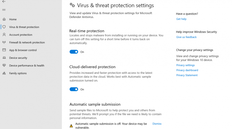 How to turn off windows defender