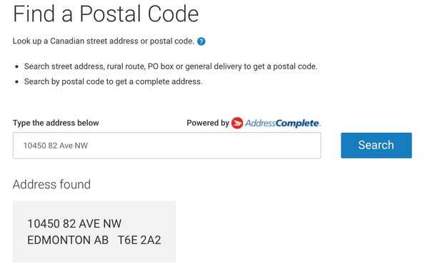 What is a postal code