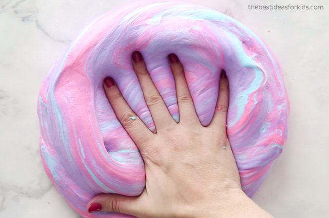 How to make fluffy slime?