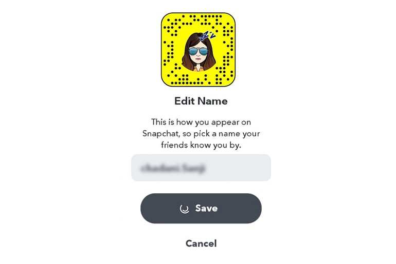 How to change snapchat username