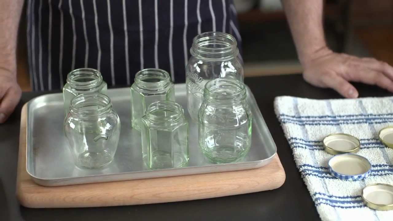 How to sterilize jars