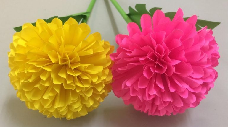 How to make paper flowers?